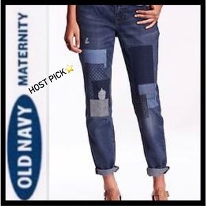 ⭐️HP⭐️Old Navy Maternity Boyfriend Skinny Jeans